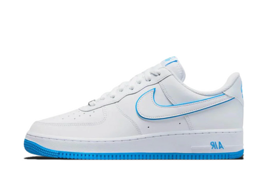 Nike Air Force 1 "White & Blue": Estilo fresco y deportivo