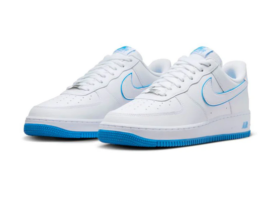 Nike Air Force 1 "White & Blue": Estilo fresco y deportivo
