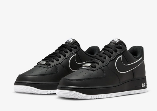 Nike Air Force 1 "Black & White": El contraste que domina la calle